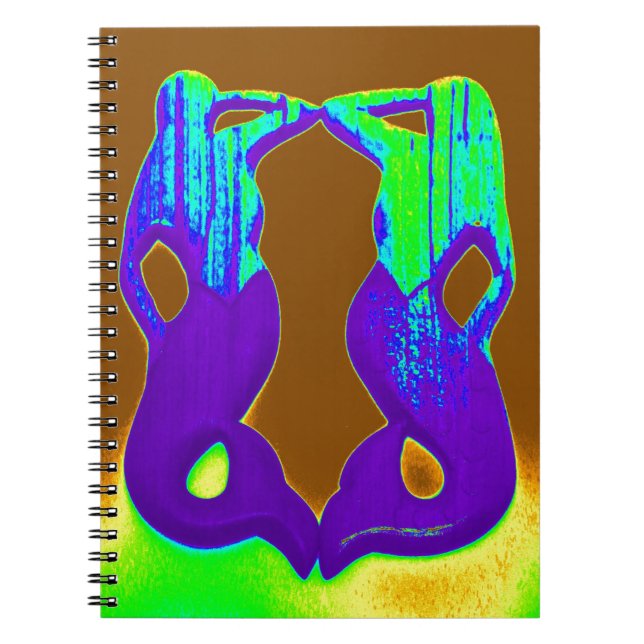 2 purple mermaids notebook (Front)