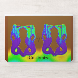 2 purple mermaids Thunder_Cove HP Laptop Skin