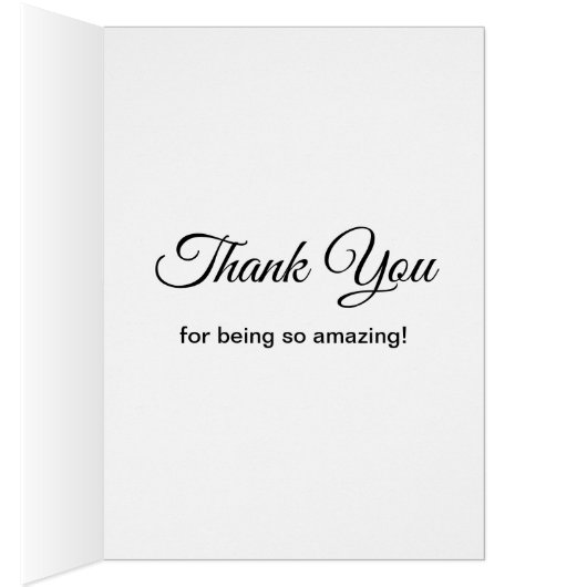 2 Red Paper Hearts on Light Blue Marble Thank You (Inside (Right))