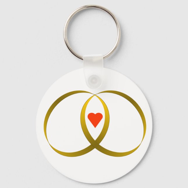 2 rings & heart keychain (Front)