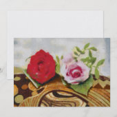 2 roses painting (Front/Back)