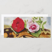 2 roses painting (Front/Back)