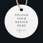 2" Round Circle Gift / Favor Tag<br><div class="desc">Customize your design in Templett. After you are done editing,  download your file in a JPG format (don't forget to turn on the bleed option). Upload your design here by clicking on the blue "Personalize" button.</div>