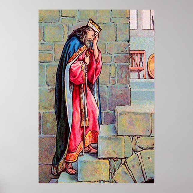 2 Samuel 18 David Grieves Over Absalom poster (Front)