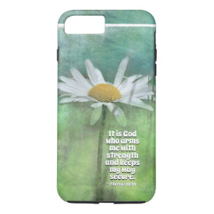 2 Samuel 22:33 It is God who arms me with strength iPhone 8 Plus/7 Plus Case