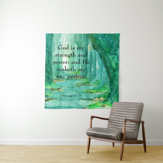 2 Samuel 22:33  Tapestry (In Situ)