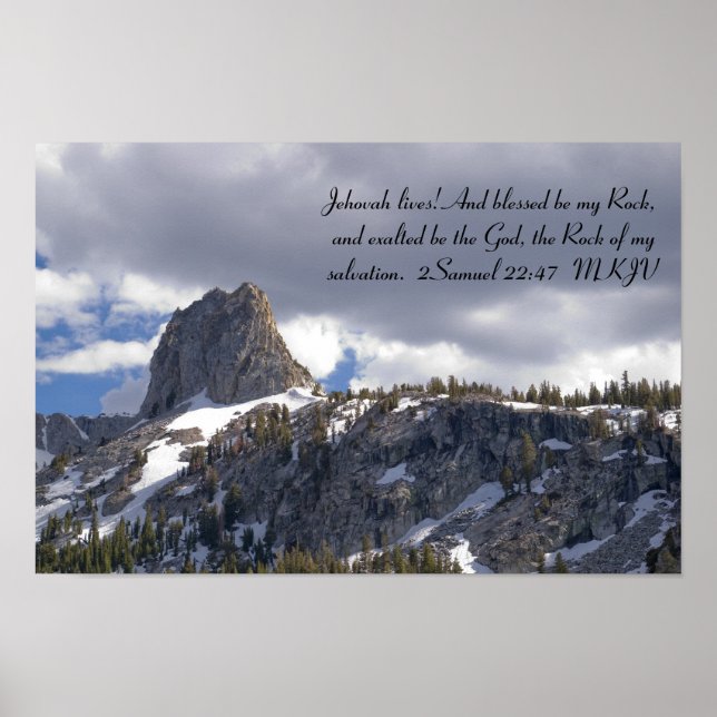 2 Samuel 22:47 Poster (Front)