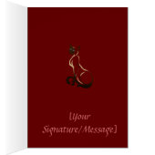 2 Siamese Kitties Card (Inside (Right))