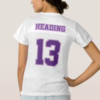 2 Side DARK PURPLE LIGHT PURPLE WH Womens Jersey