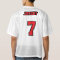 2 Side RED BLACK WHITE Mens Football Jersey