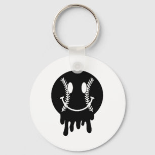 2 Side Somebodys Loud Mouth Baseball Mama Groovy M Keychain