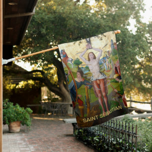 2-sided 1st Martyrdom of St. Sebastian (M 013) House Flag