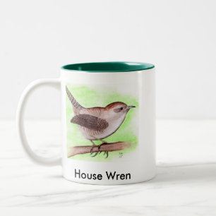 2 Sided/2Tone House Wren Mug