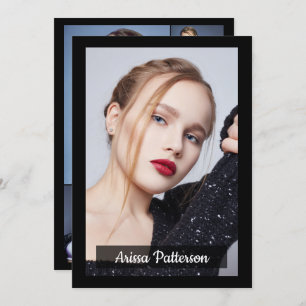 2-sided 5 Photo Actor Model 5x7 Comp/Zed Card