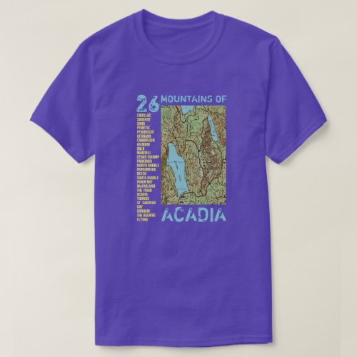2_SIDED Acadia  Maine T_Shirt