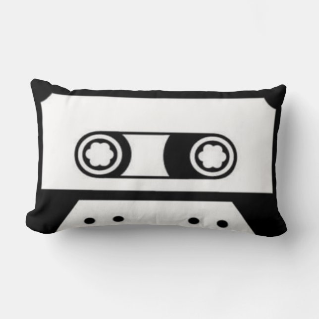 2 Sided Audio Cassette Tape Pillow (Front)