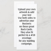 2 sided Business Rack cards Advertising (Front/Back)