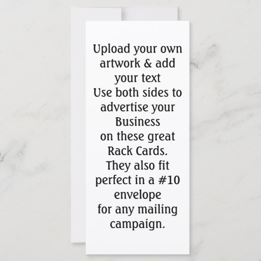 2 sided Business Rack cards Advertising (Front)
