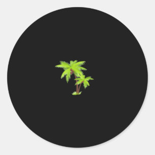 2 Sided Cancun Mexico Classic Round Sticker