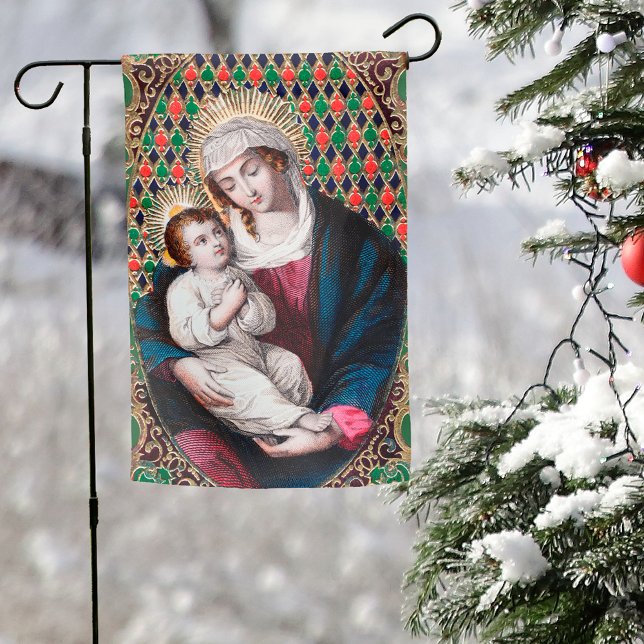 2-sided Christmas House Flag (Mary/Joseph) (Creator Uploaded)
