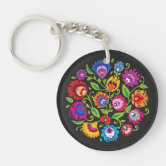 Ford Flower Key Holder with Custom Text