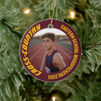 2-Sided Customizable Sports Cross-Country Photo