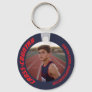 2-Sided Customizable Sports Cross-Country Photo Keychain