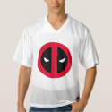 2 Sided Deadpool Logo | Add Your Name Men's Football Jersey