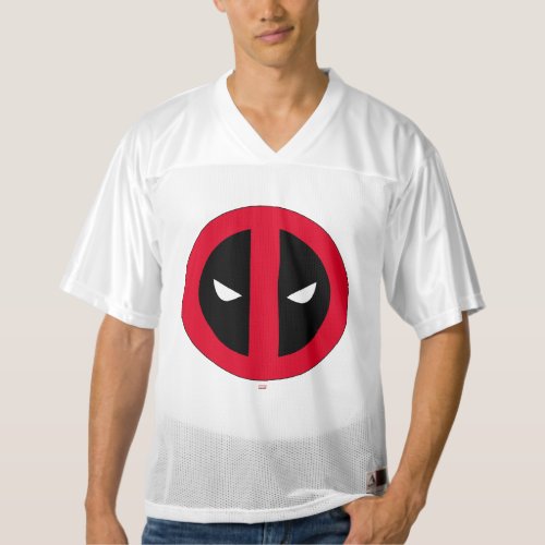 2 Sided Deadpool Logo  Add Your Name Mens Football Jersey