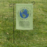 2-sided Earth Day &amp; St Francis of Assisi Quote Garden Flag