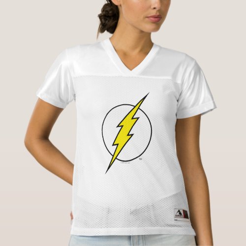 2 Sided Flash Lightning Bolt  Add Your Name Womens Football Jersey