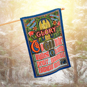 2-sided Glory to God in the Highest... House Flag