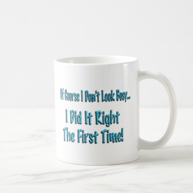2 Sided Humorous Funny Coffee mug, cup (Right)