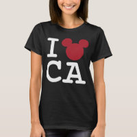 2 Sided I Love Mickey | California Family Vacation T-Shirt