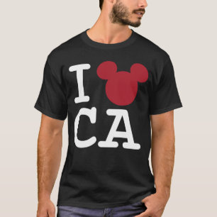 2 Sided I Love Mickey California Family Vacation T-Shirt