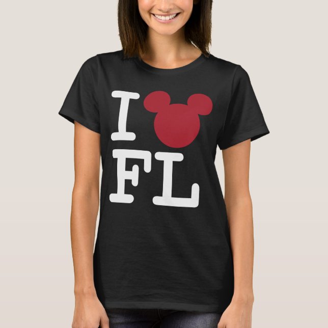 2 Sided I Love Mickey | Florida Family Vacation T-Shirt (Front)