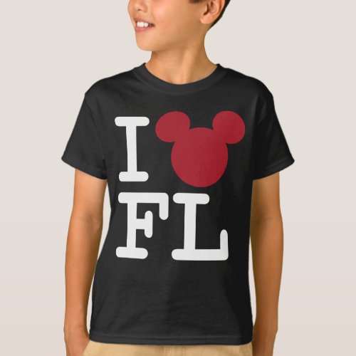 2 Sided I Love Mickey  Florida Family Vacation T_Shirt