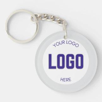 2 sided Logo on Clean Company Business Keychain