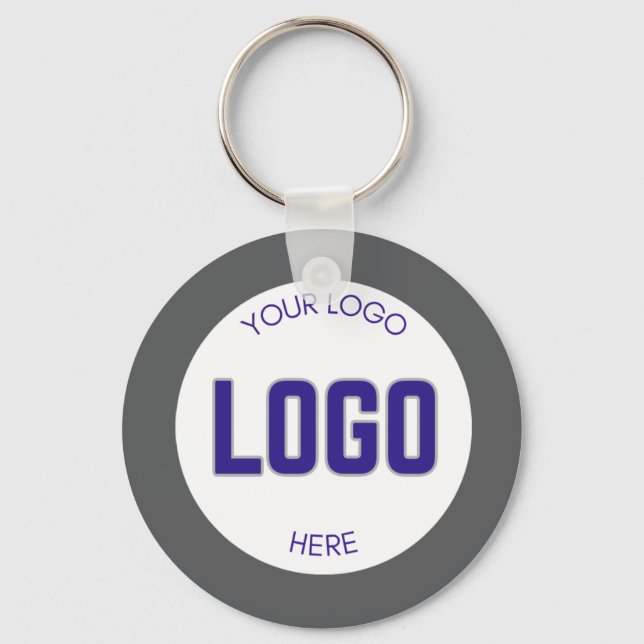 2 sided Logo on Clean Company Business  Keychain (Front)