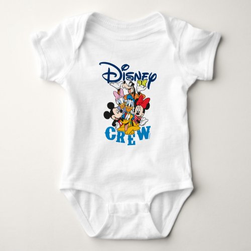2 Sided Mickey  Friends Crew _ Family Vacation Baby Bodysuit