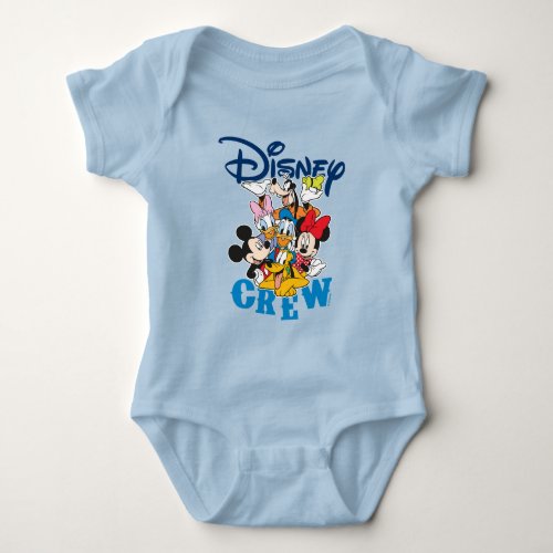 2 Sided Mickey  Friends Crew _ Family Vacation Baby Bodysuit