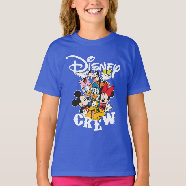 2 Sided Mickey & Friends Crew - Family Vacation T-Shirt (Front)