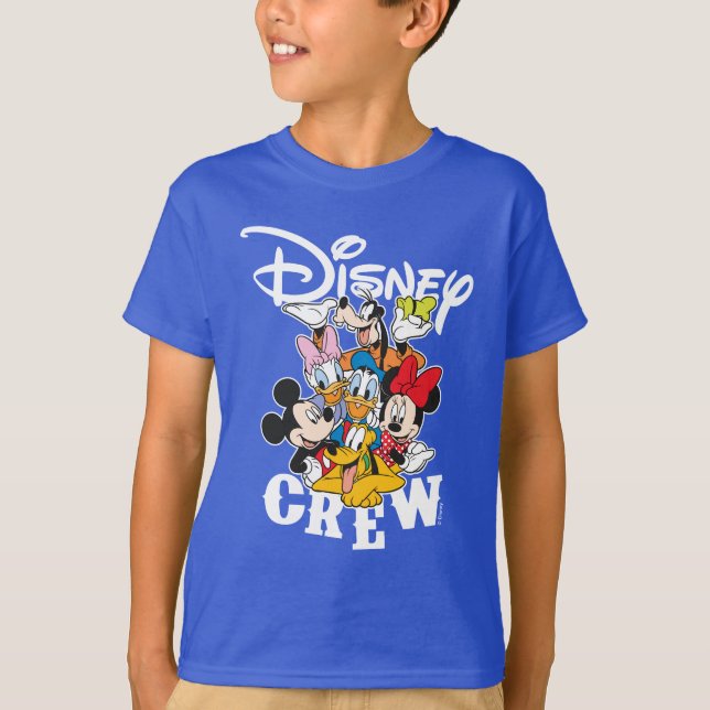 2 Sided Mickey & Friends Crew - Family Vacation T-Shirt (Front)
