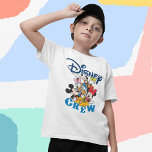 2 Sided Mickey & Friends Crew - Family Vacation T-Shirt<br><div class="desc">Make your Disney family vacation unforgettable with this two-sided t-shirt featuring Mickey Mouse, Minnie Mouse, Donald Duck, Goofy, and Pluto. The cheerful design is perfect for showcasing your Disney spirit, and the customizable text allows you to personalize it with your family name or trip details. A must-have keepsake for creating...</div>