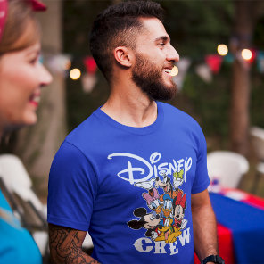 2 Sided Mickey & Friends Crew - Family Vacation T-Shirt