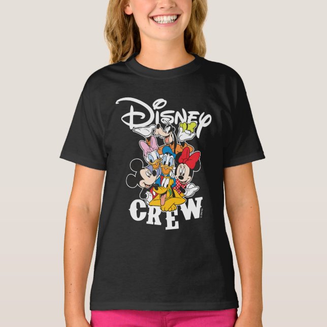 2 Sided Mickey & Friends Crew - Family Vacation T-Shirt (Front)