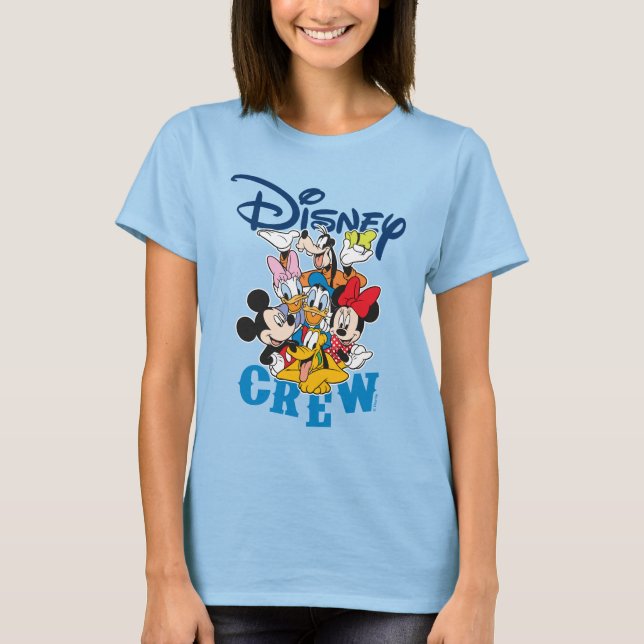 2 Sided Mickey & Friends Crew - Family Vacation T-Shirt (Front)