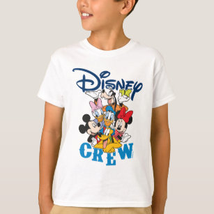 2 Sided Mickey & Friends Crew - Family Vacation T-Shirt