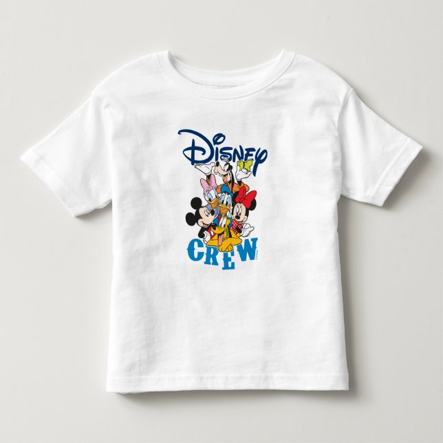 2 Sided Mickey & Friends Crew - Family Vacation Toddler T-shirt (Front)