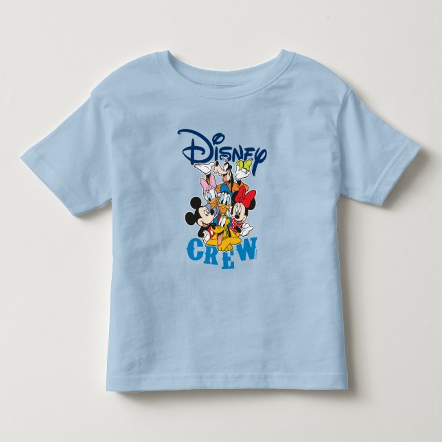 2 Sided Mickey & Friends Crew - Family Vacation Toddler T-shirt (Front)